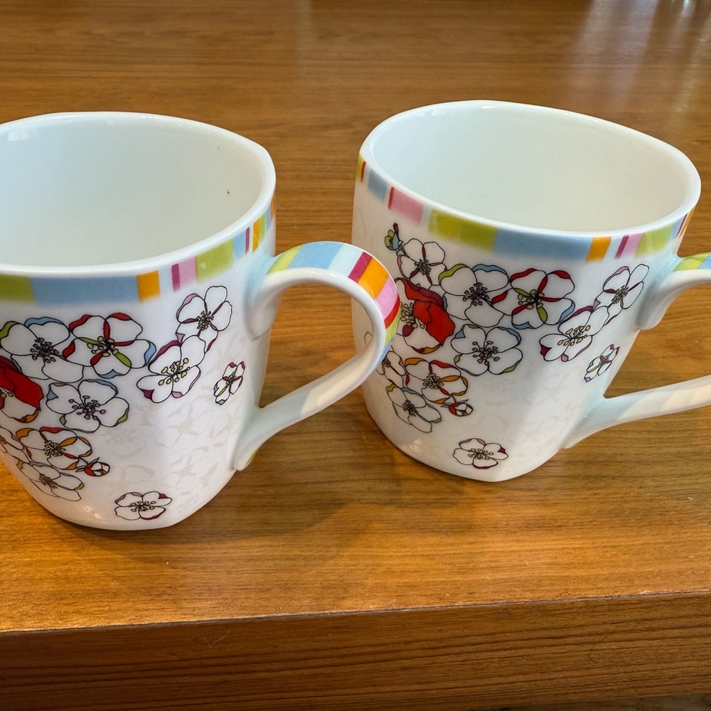 Floral Patterned Mugs - Multicolor
Pre-owned